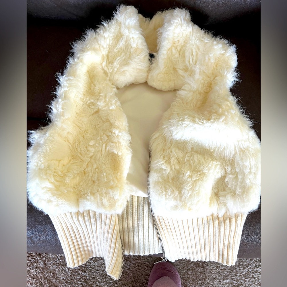 Faux fur vest